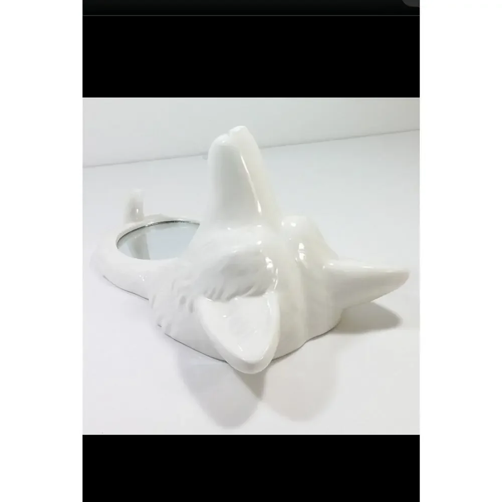 Streamline Once Upon a Wall Porcelain Mirror & Hook, Fox